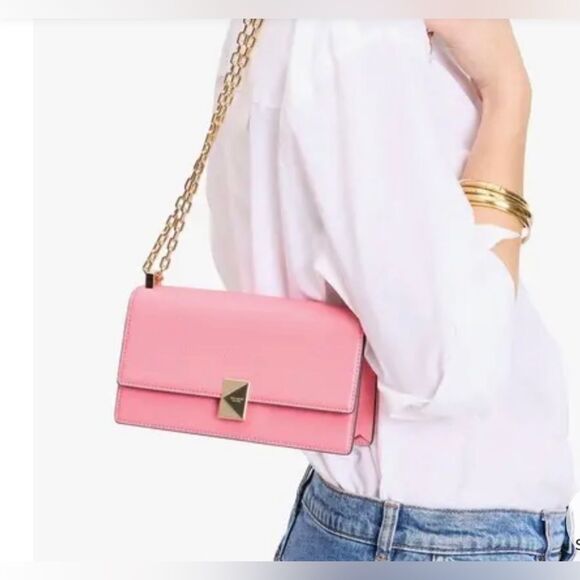 Kate Spade ♠️ Pink Leather Crossbody Bag; New with dust bag! PERFECT CONDITION!